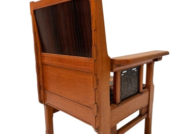 Arts & Crafts Art Nouveau Armchair by Carel Adolph Lion Cachet, 1900s